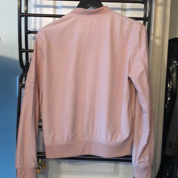 Pink light bomber jacket - Picture 6 of 6